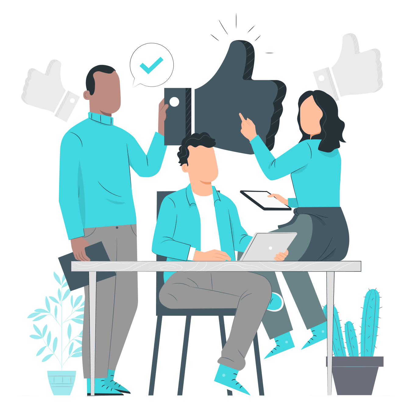 Team arbeitet an Webdesign-Projekt – Nova Fortis Webdesign Nordhorn