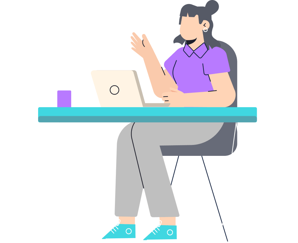 Person arbeitet an Website-Inhalten – SEO & Webdesign mit Nova Fortis