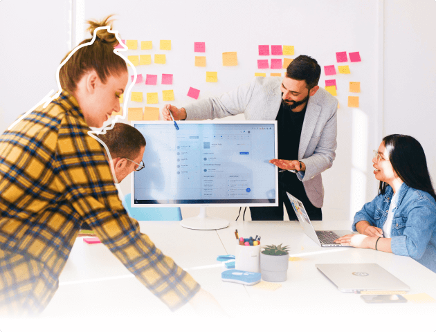 Teammeeting zur Website-Strategie – umgesetzt von der Webagentur Nordhorn im Projekt Office-Management